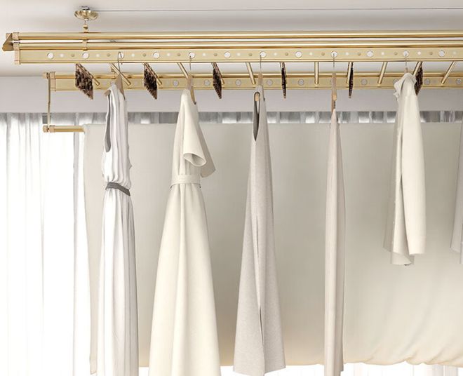 三款晾衣架,材质耐用,上下可调,实用方便!