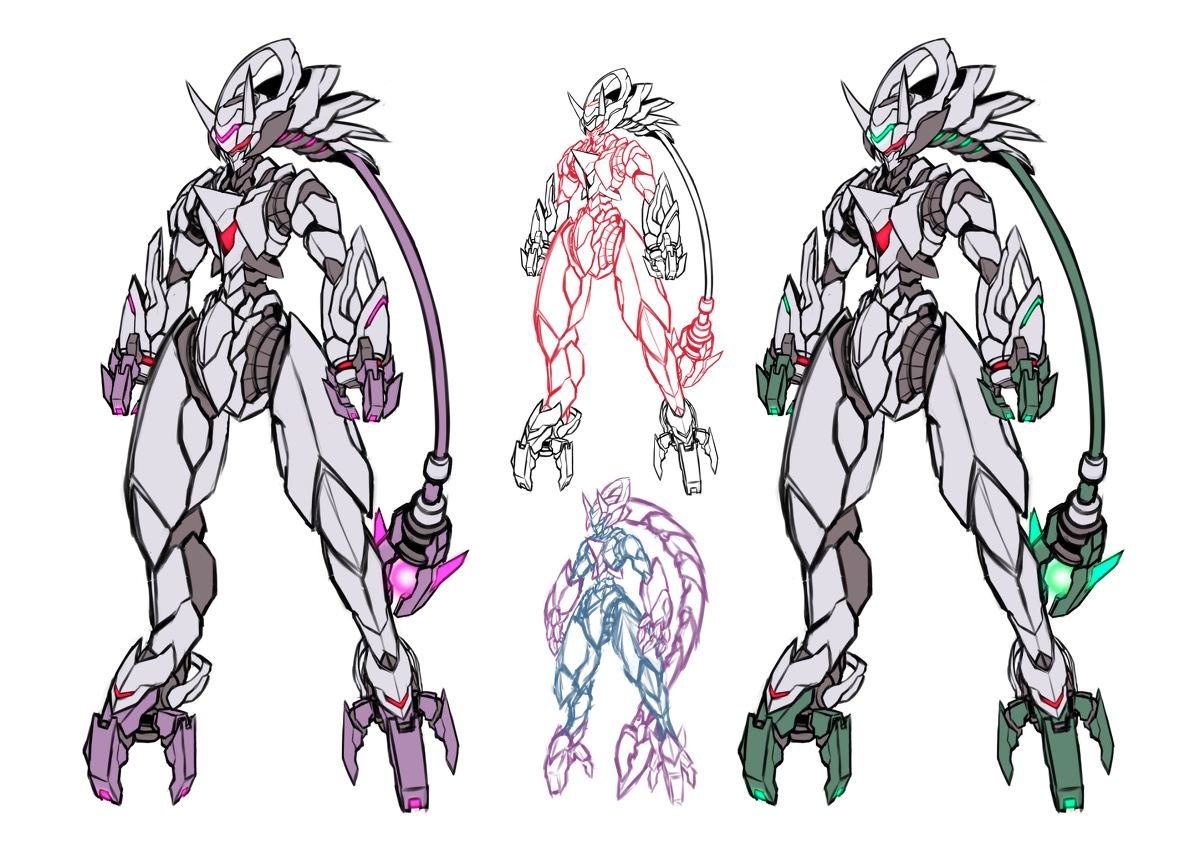 3组机甲超梦概念设计,超梦x和超级超梦y大家喜欢哪个?