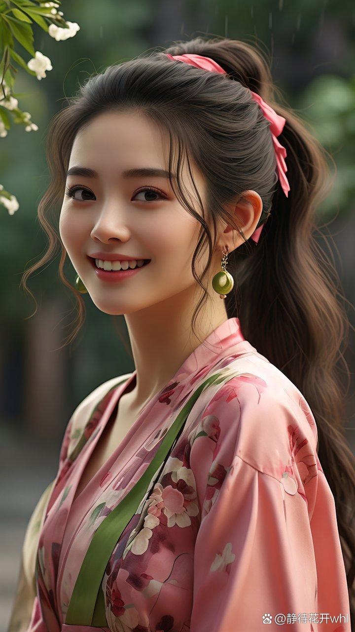 这美少女的微笑,是如此迷人