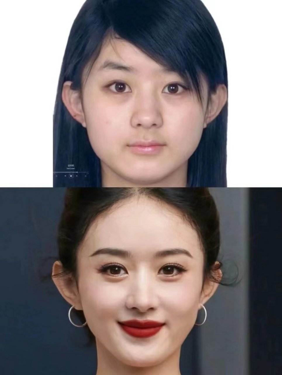 赵丽颖 明星中的励志代表 看看早年与当下对比图 哪些地方发生了变化?