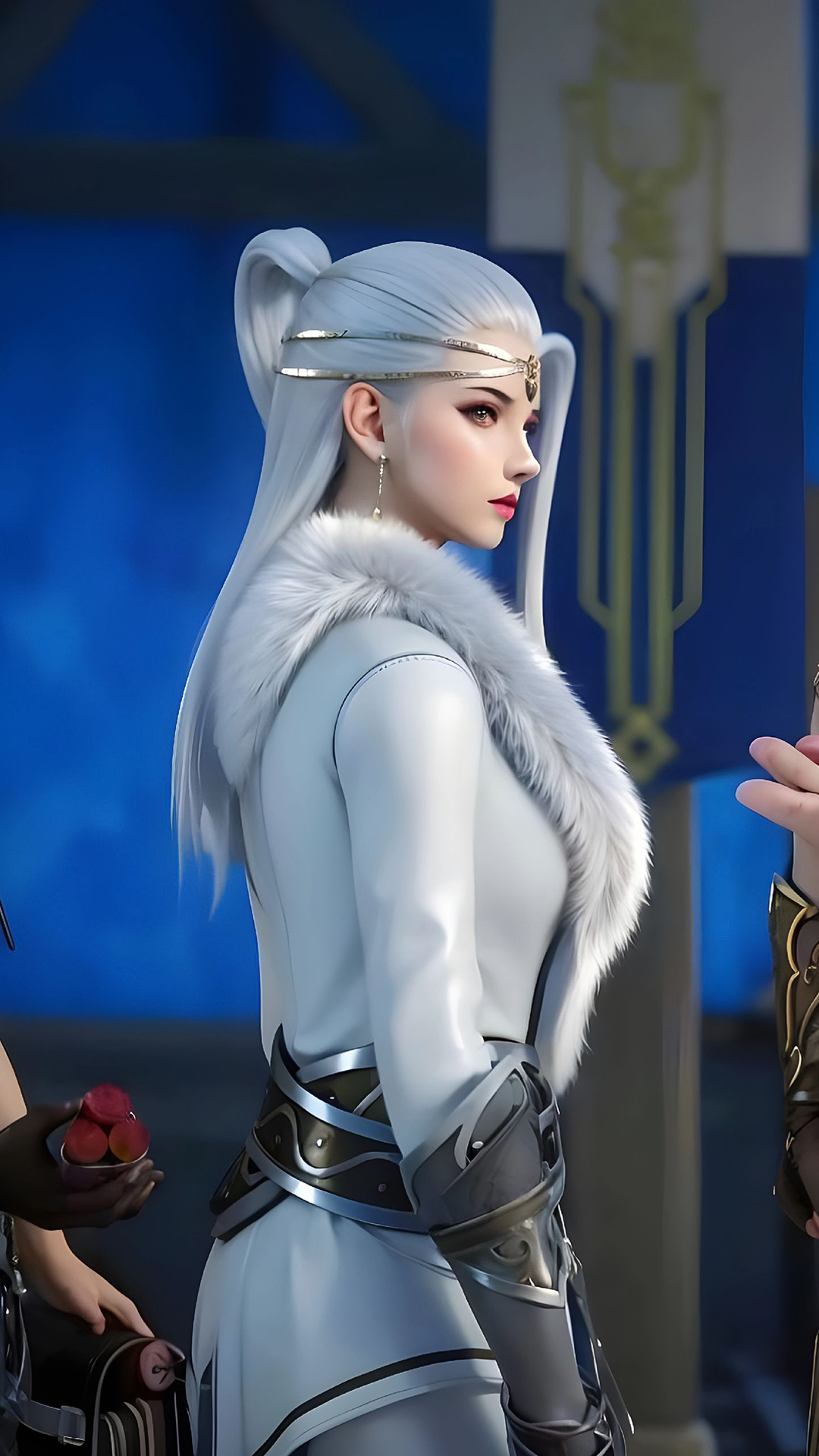 国漫女神|《神澜奇域无双珠》冷岚ai超清手机壁纸