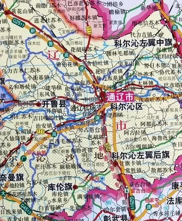 通辽市犹如一颗钉子钉在了内蒙古!