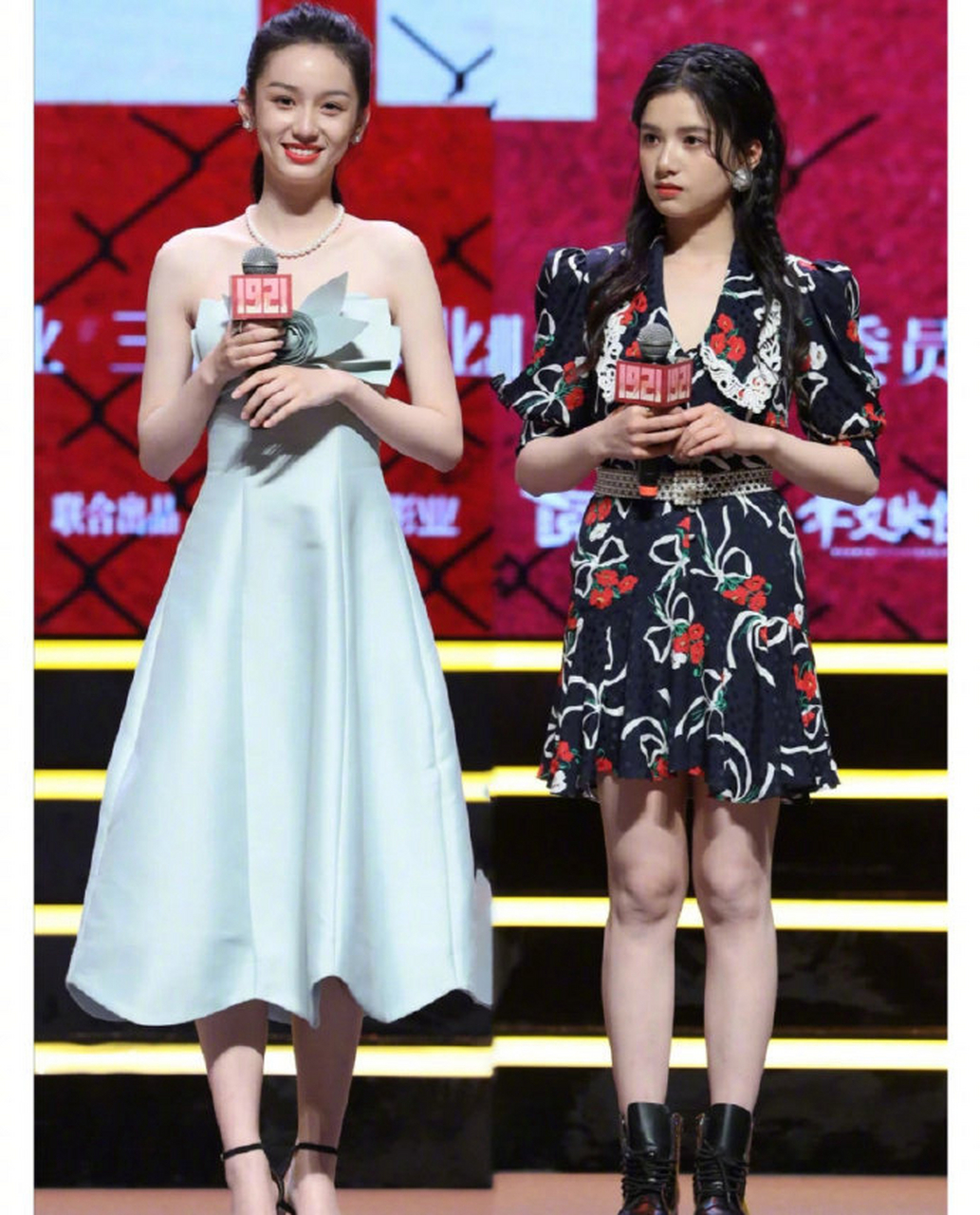 都说分不清周也和张婧仪