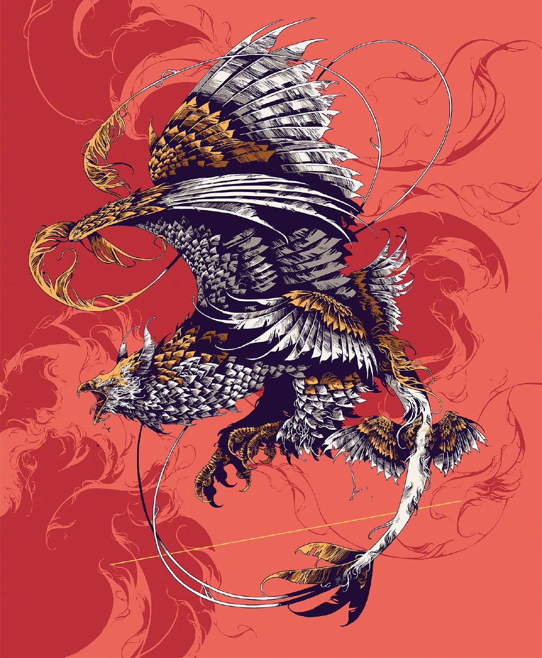 画师ivan belikov奇幻生物插画欣赏,结合了古代神话元素创造出外形