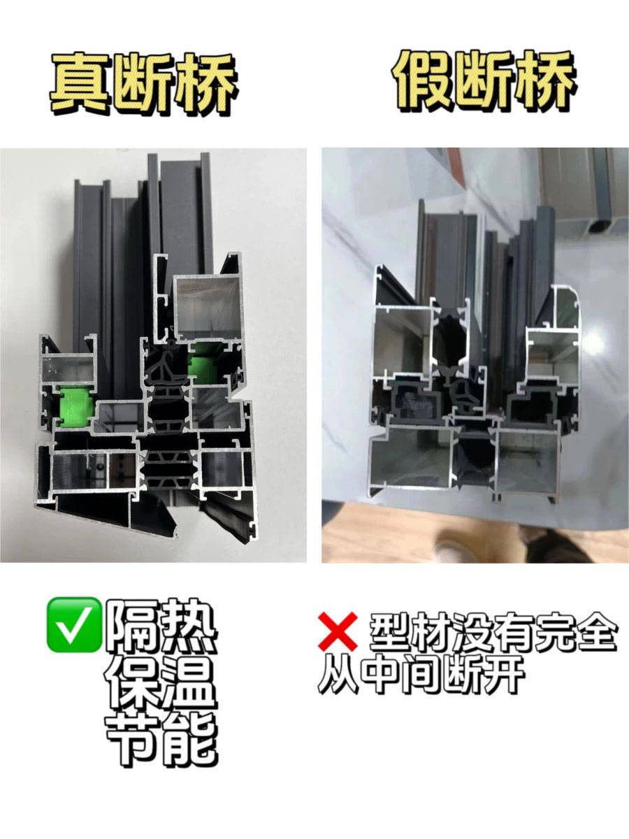 108断桥铝门窗玻璃厚度图片