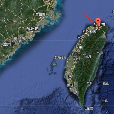 偶然有人问起,台北在台湾的什么位置,我竟然回答不出.