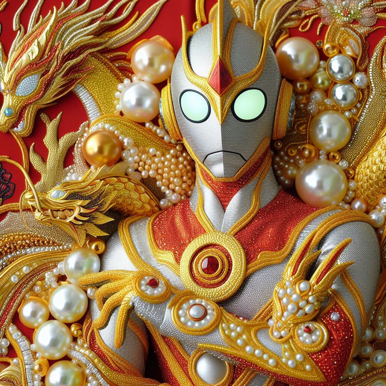 ai生成的创意奥特曼头像,大家看是不是有点像京剧脸谱,哈哈哈#奥特曼