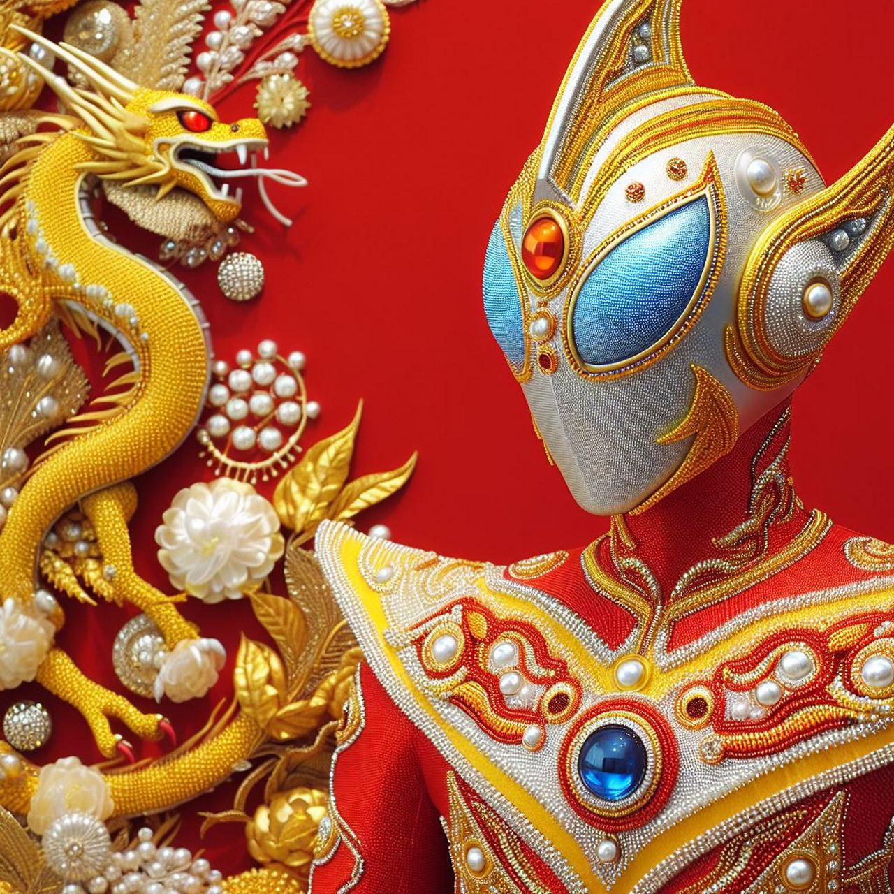 ai生成的创意奥特曼头像,大家看是不是有点像京剧脸谱,哈哈哈#奥特曼