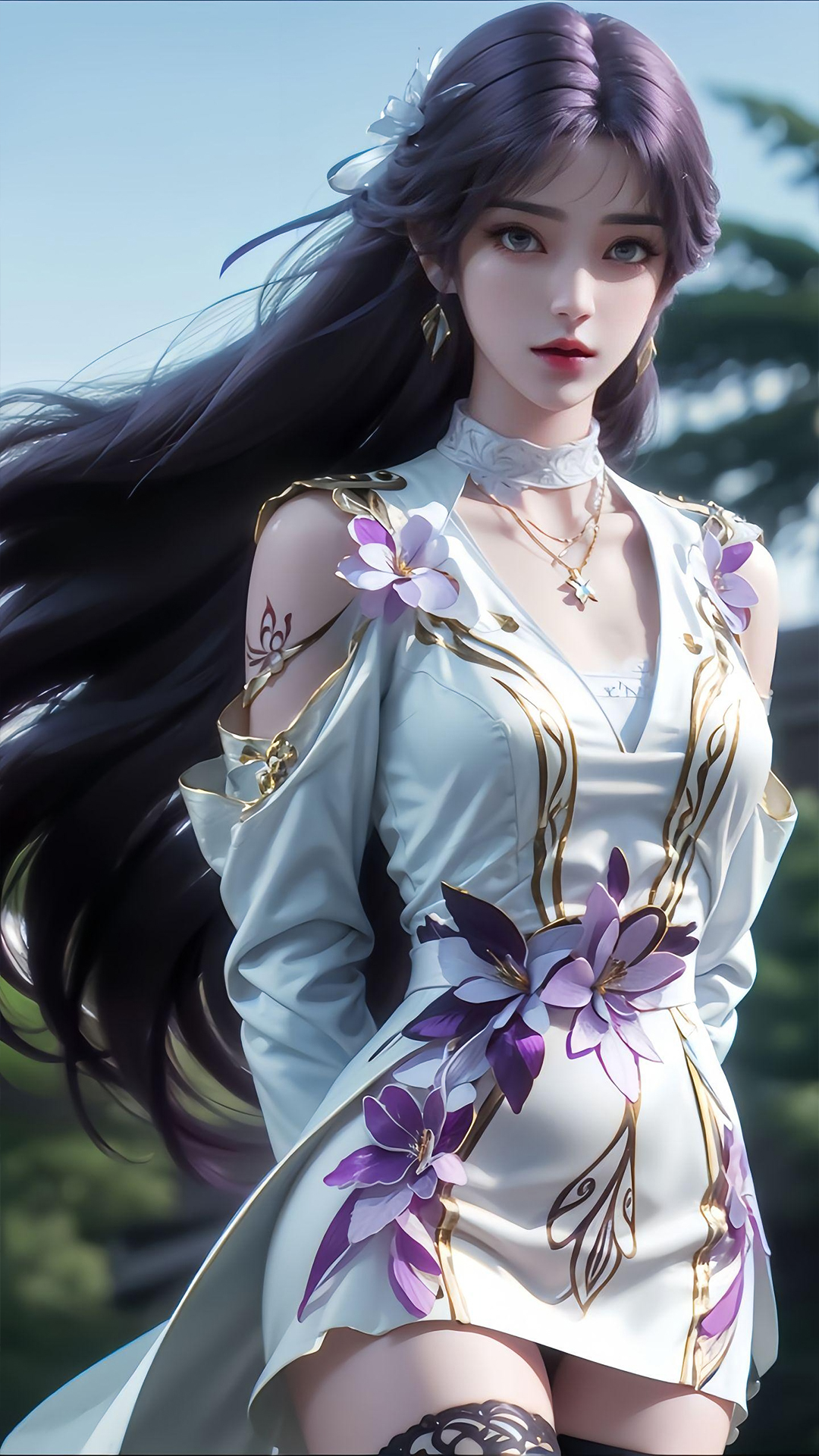 国漫女神|《完美世界》云曦ai高清手机壁纸