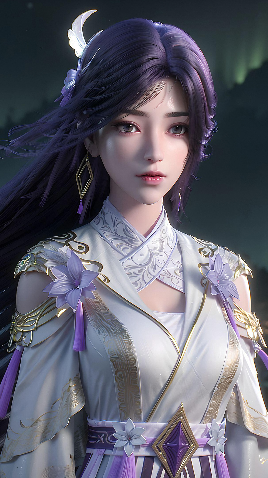 ai国漫女神|《完美世界》云曦高清手机壁纸