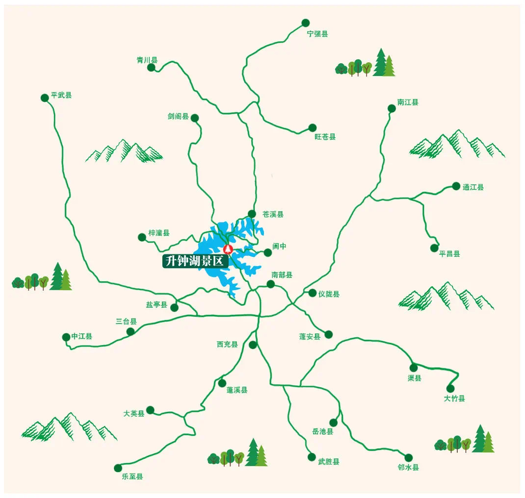 清明出游丨在升钟湖踏青,感受湖光荡漾,山峦叠翠