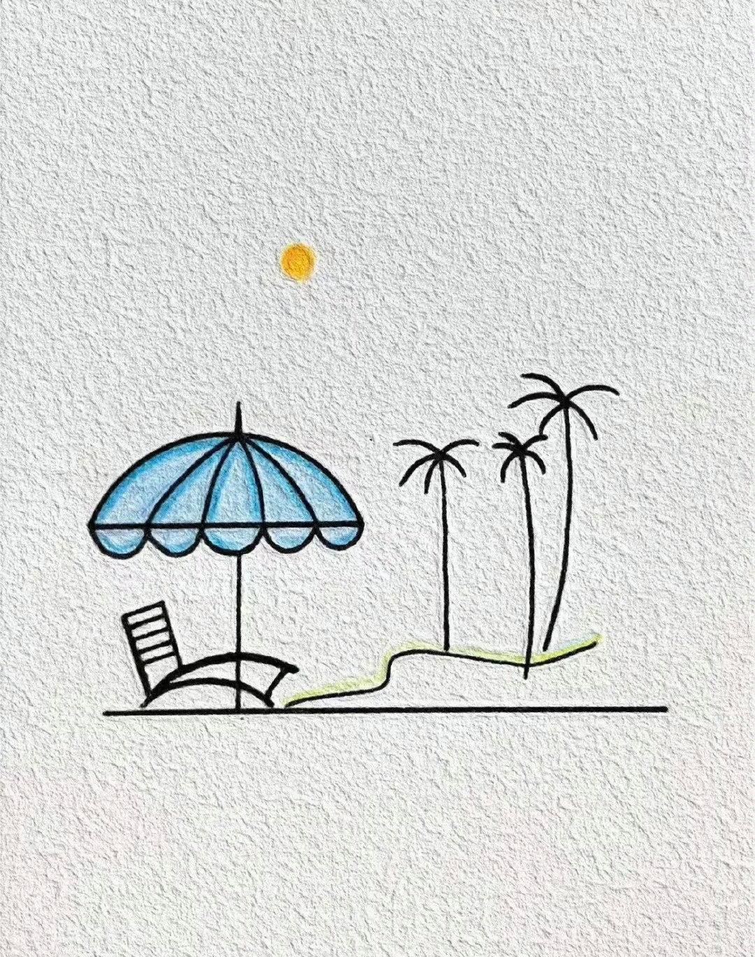 哇,简笔画也能这么美,太好看了叭!你觉得呢?