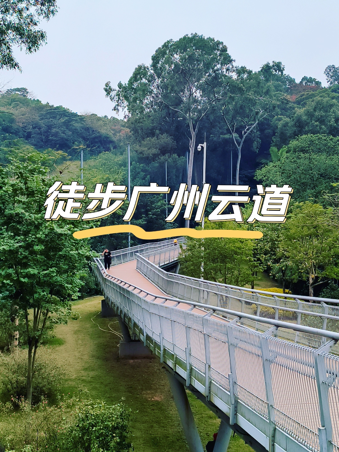 广州白云栈道路线图图片