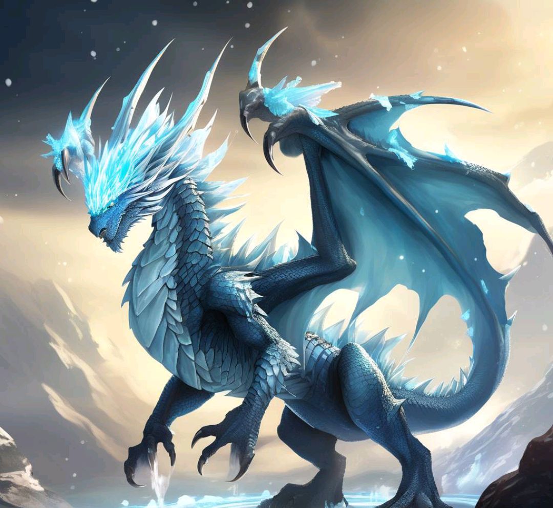 龙类百科"寒冰巨像龙"