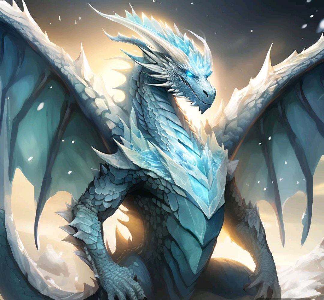 龙类百科"寒冰巨像龙"