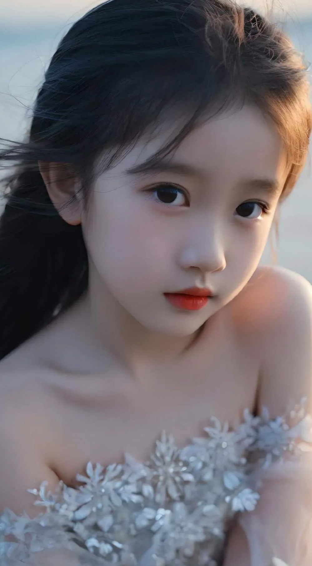 十二岁小女孩就这漂亮,几年后定是倾城倾国之容#热点引擎计划