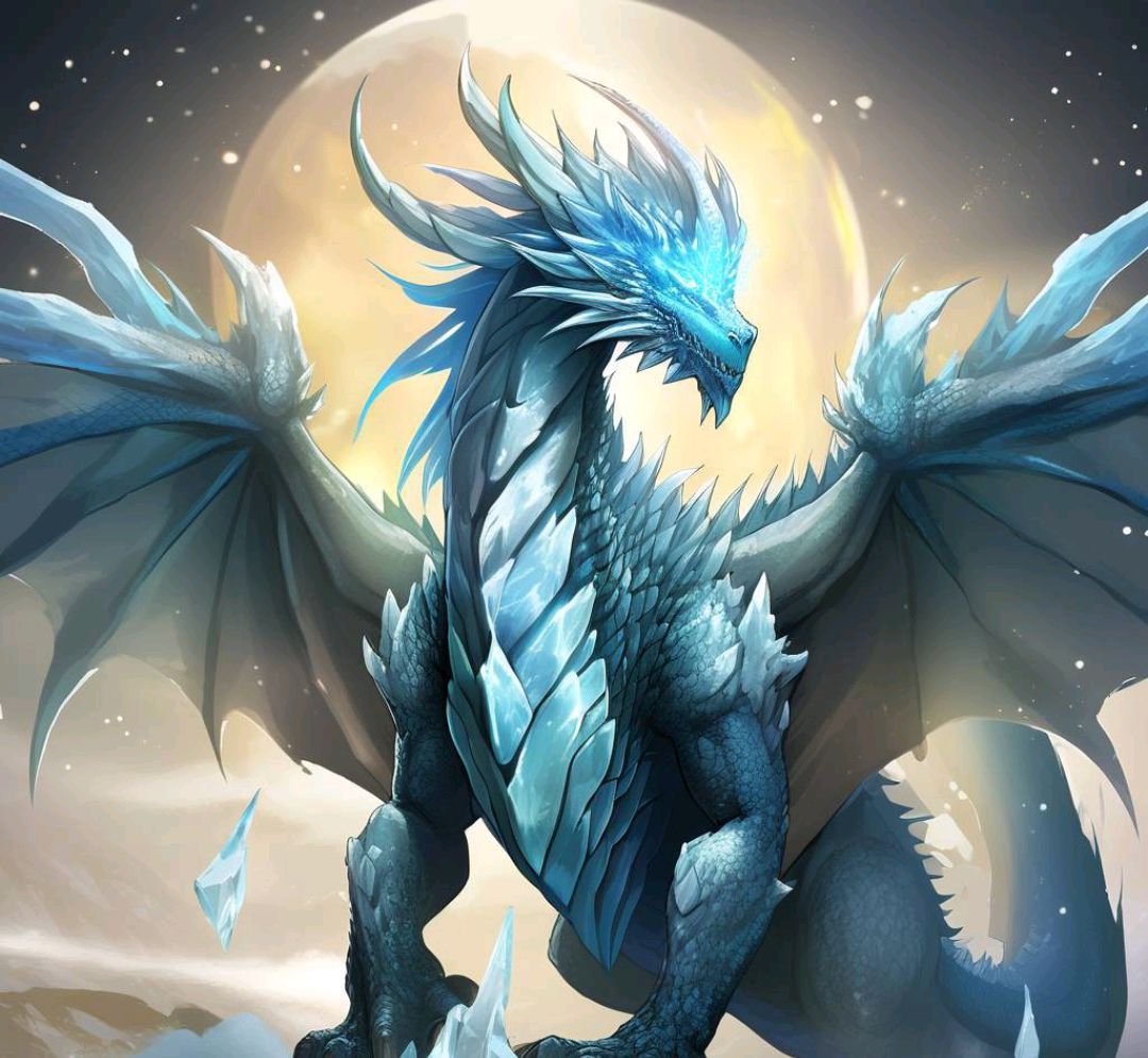 龙类百科"寒冰巨像龙"