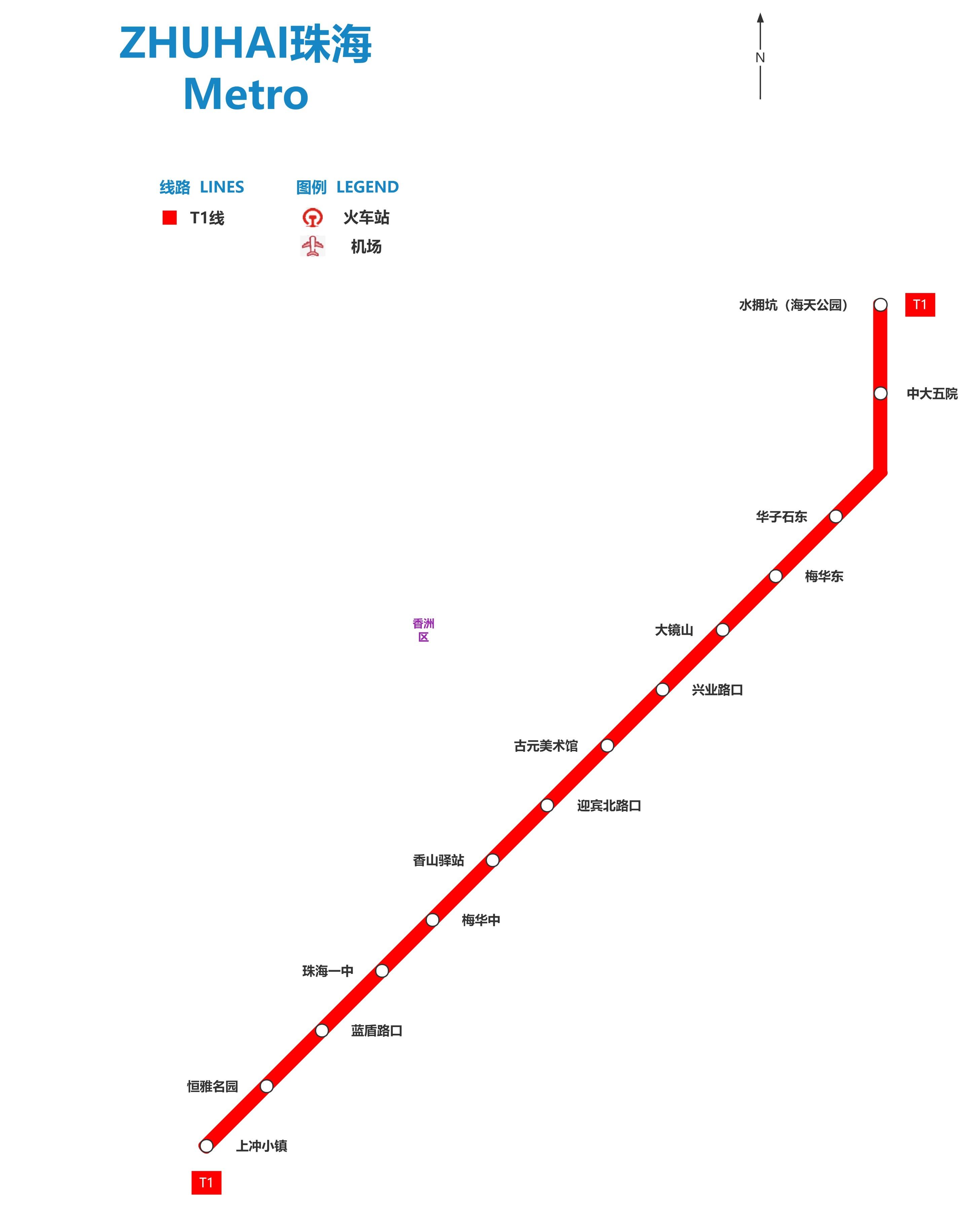 珠海地铁 线路图图片