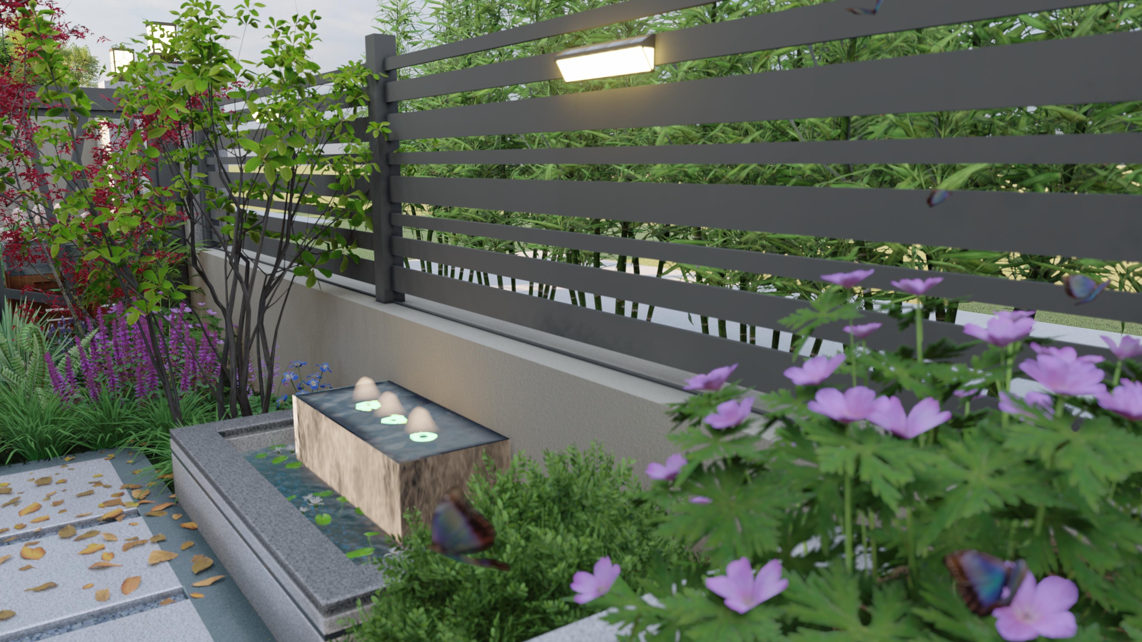 农村自建房庭院景观设计案例四,简欧风格庭院景观设计三,屋顶花园设计