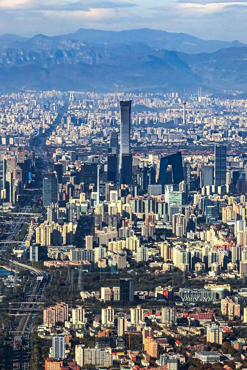 北京全景图vs东京全景图