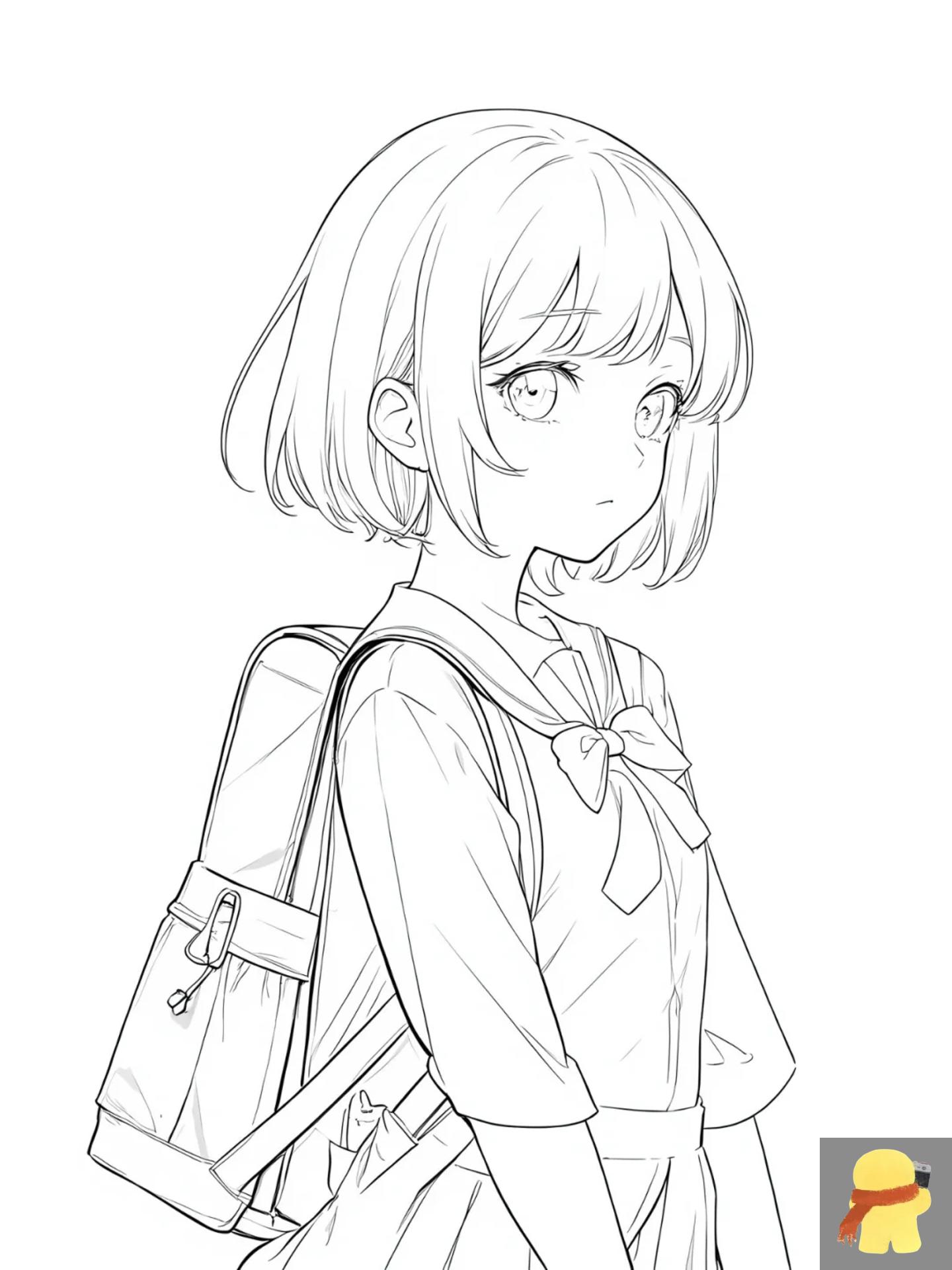 今天给大家带来一份特别的分享,一批精美的线稿图