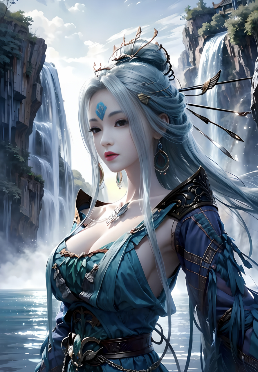 每日ai绘画:《眷思量》奉眠高清手机壁纸分享,上古神兽族的灵凰!