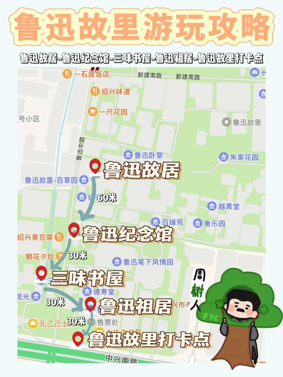 绍兴|鲁迅故里详细游玩路线攻略 地址:绍兴市越城区鲁迅中路241号