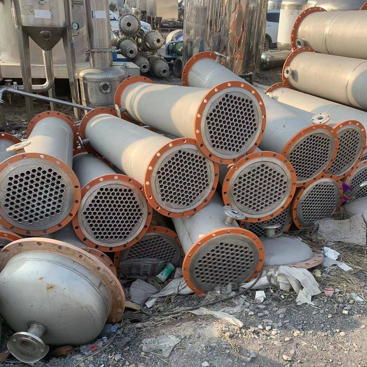 二手卧式列管冷凝器