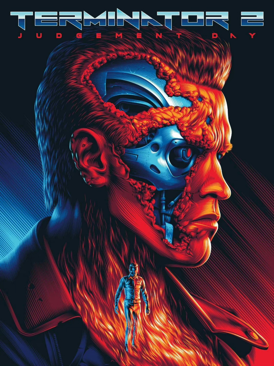 分享一组电影《终结者》系列海报作品,来自于官方和同人创作,该电影