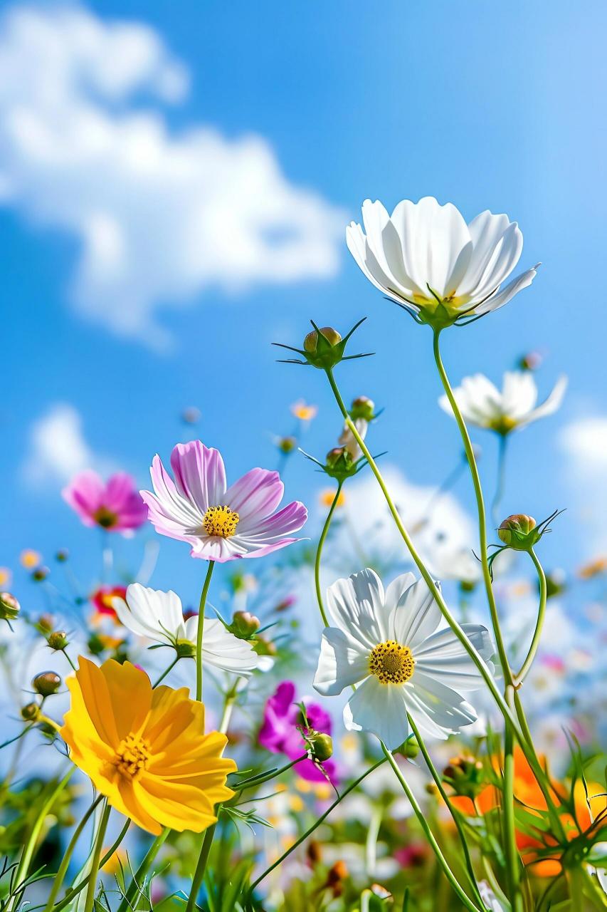 美丽的格桑花 #壁纸# #生活# #治愈系风景