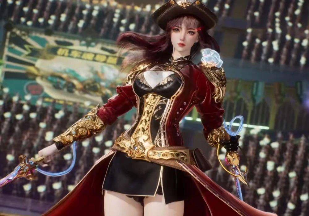 绝世唐门:梦红尘秀绝美压腿,黑金袜配高跟鞋,白皙小肉腿绝绝子