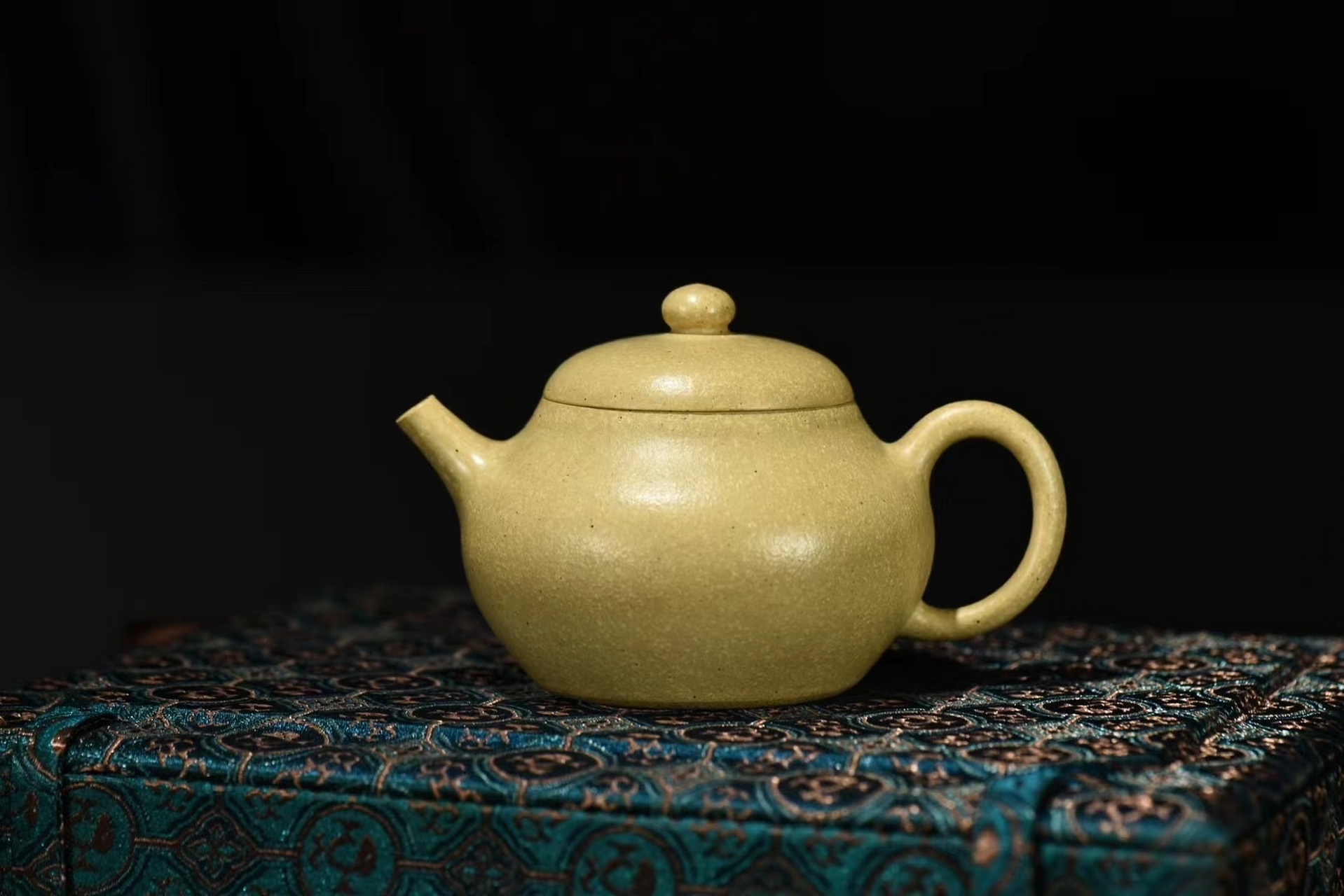孤品  文旦  原矿本山绿泥 160cc 朱自力作品#宜兴紫砂壶# #紫砂壶
