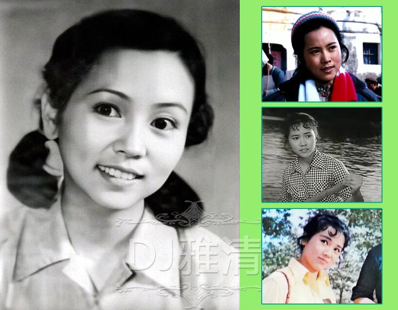 洪学敏从小就长得漂亮.这一点我们从她少女时期的老照片,就可见一斑.