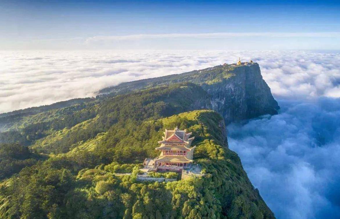 西游记取景峨眉山图片