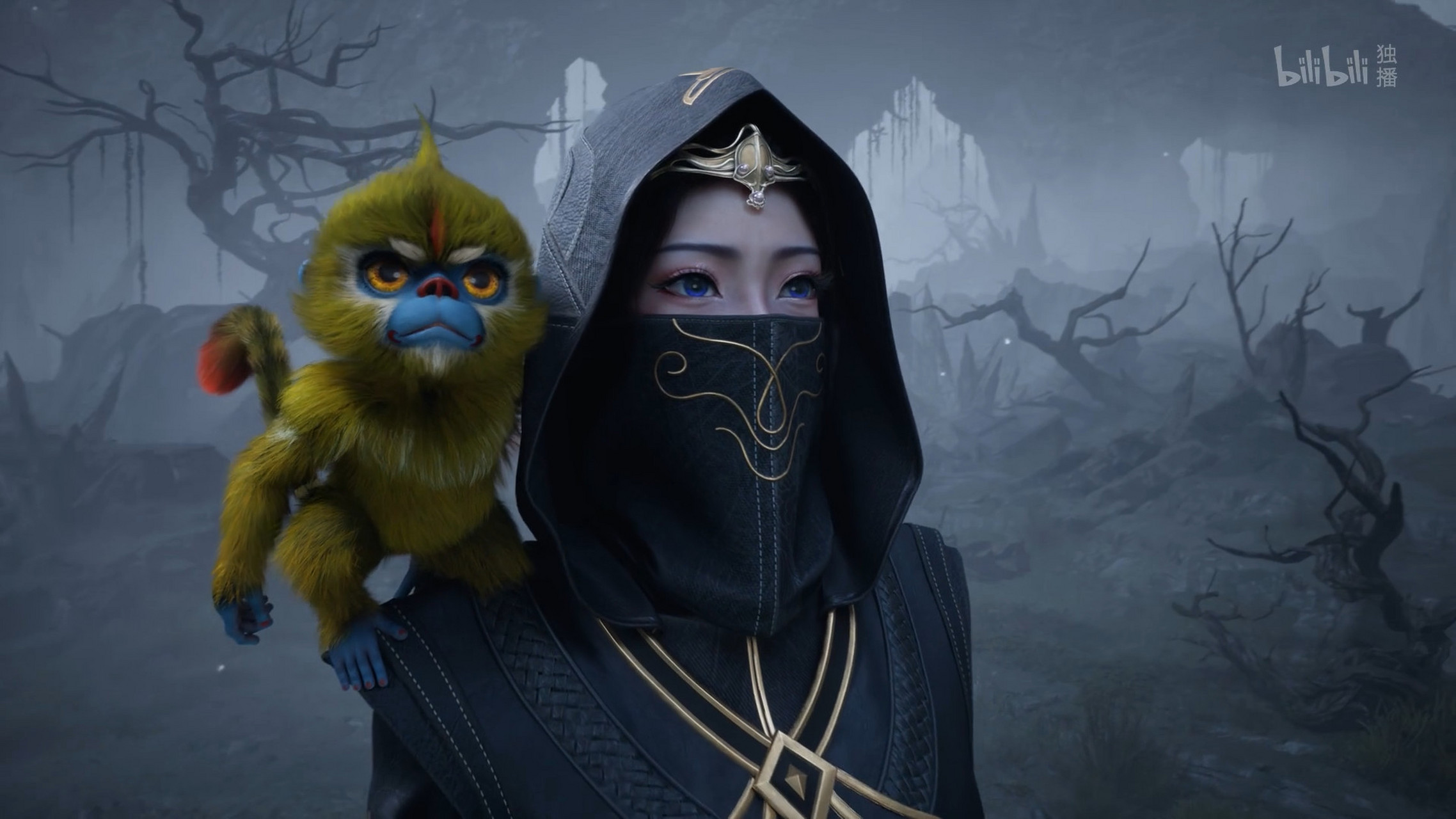 韩立觉得元瑶的灵兽啼魂长得挺别致. || 凡人修仙传 96