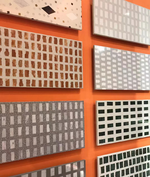 预制马赛克水磨石定制大板