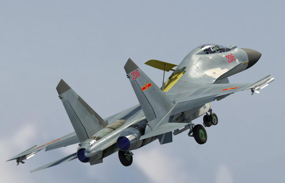 中国空军的电子战新力量:歼-15d电子战机,悄然服役,强大无比