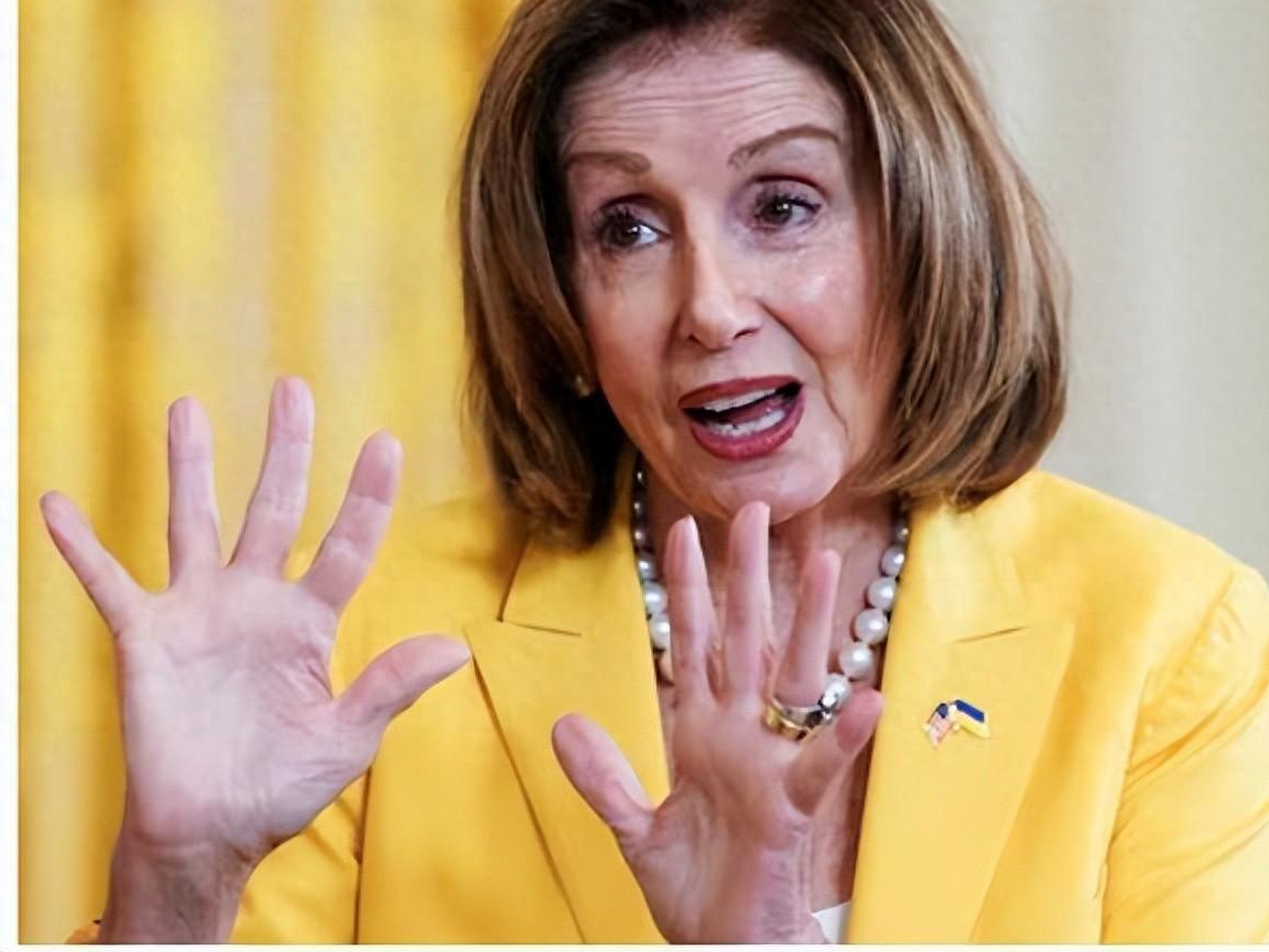 南希·佩洛西在内的40名民主党议员,联名致信美国总统拜登以及国务卿