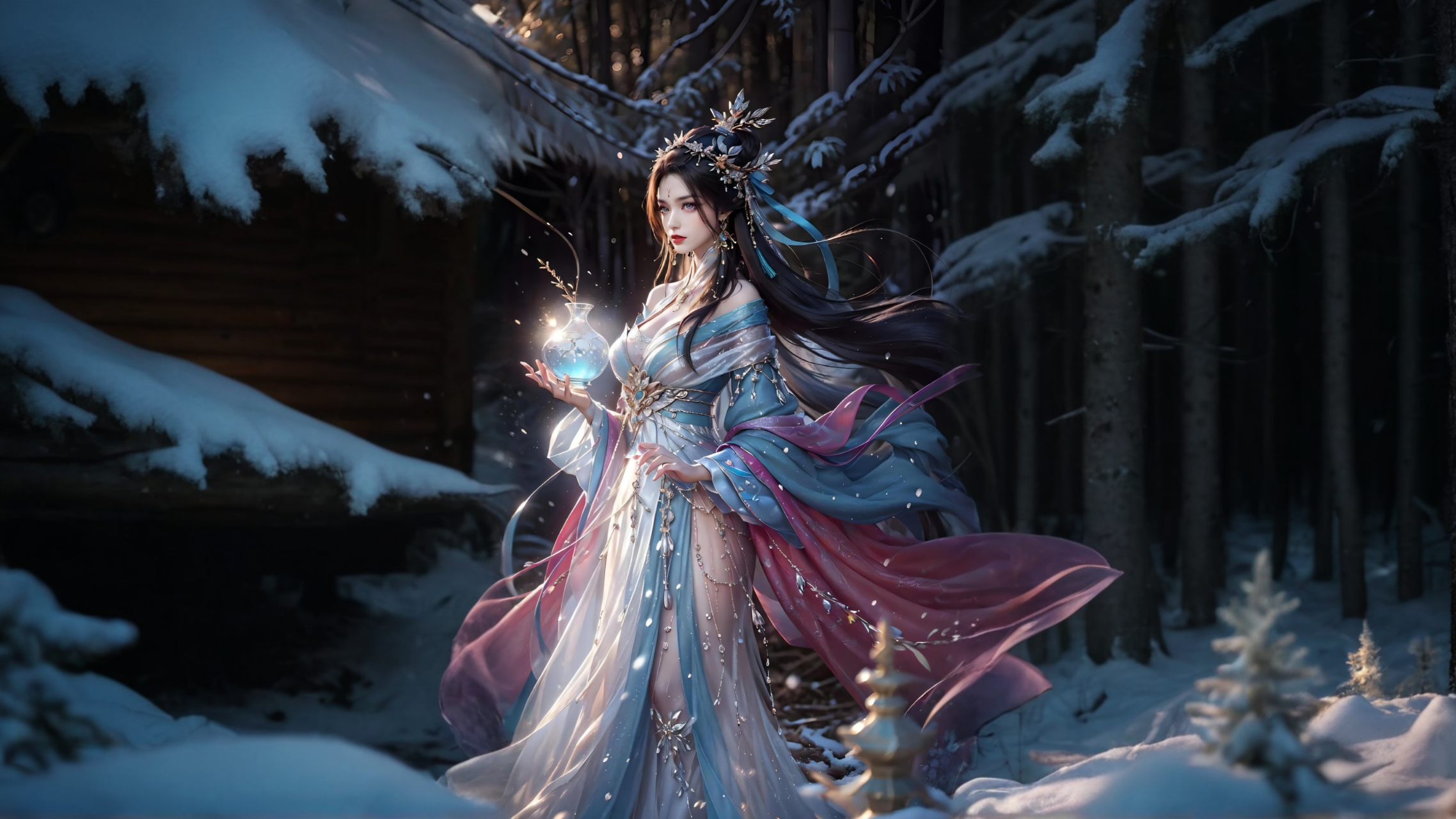 国漫壁纸|《诛仙》:陆雪琪4k无水印高清手机,电脑壁纸分享#国漫女神