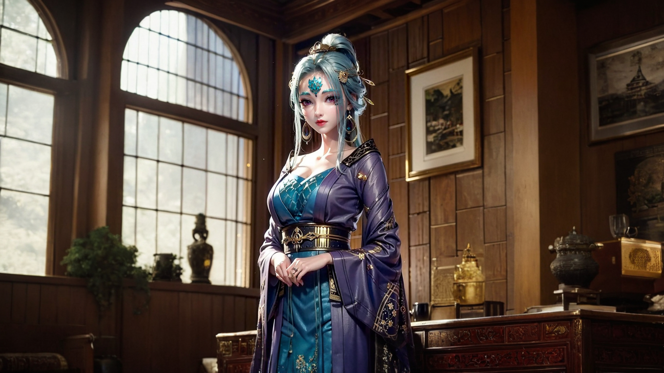 国漫壁纸|《眷思量》:奉眠4k无水印高清手机,电脑壁纸分享#国漫女神