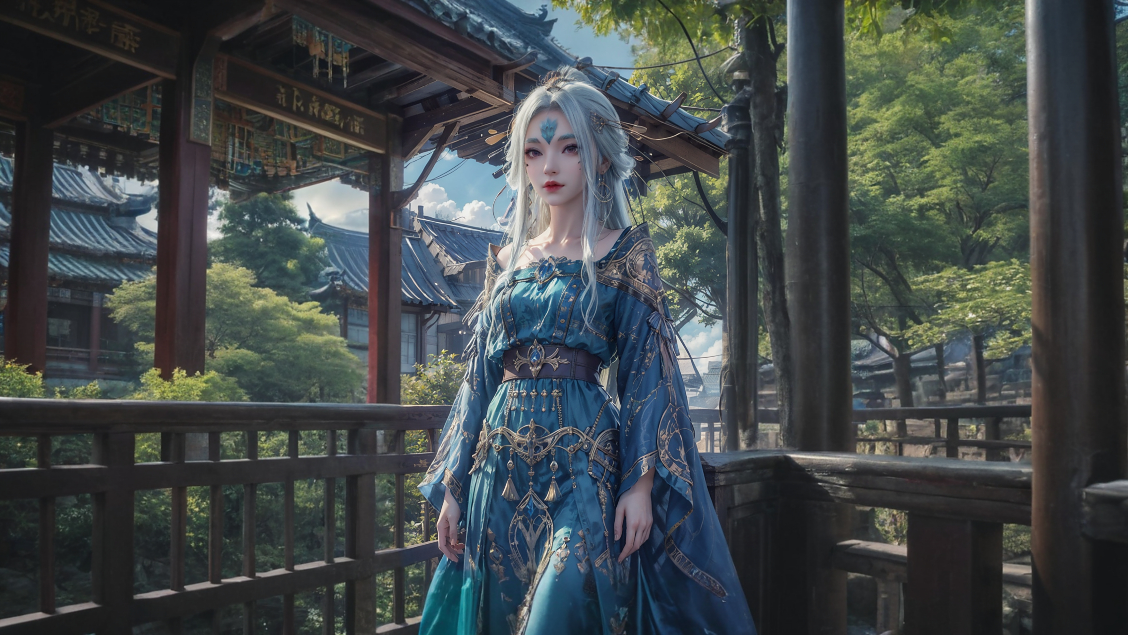 国漫壁纸|《眷思量》:奉眠4k无水印高清手机,电脑壁纸分享#国漫女神