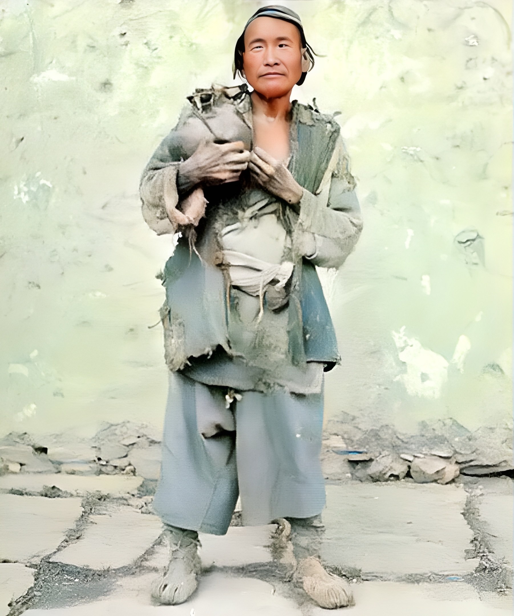 老人平生最大的爱好就是喝两口.他可以不吃饭不吃菜,但绝不能不喝酒