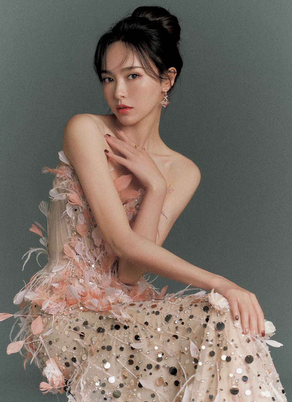 唐嫣礼服照