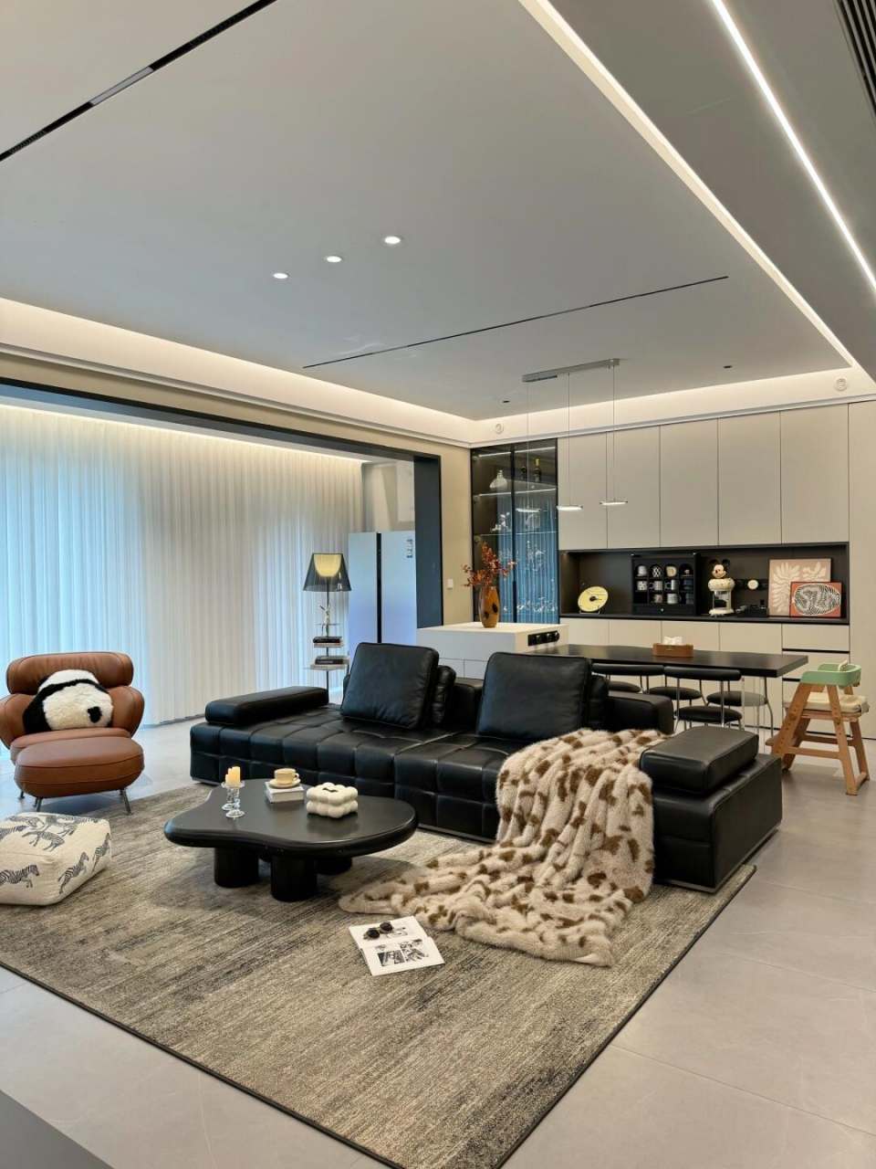 真不是大平层～是我140平大横厅的小家吖 哈咯,欢迎云参观我的140平小