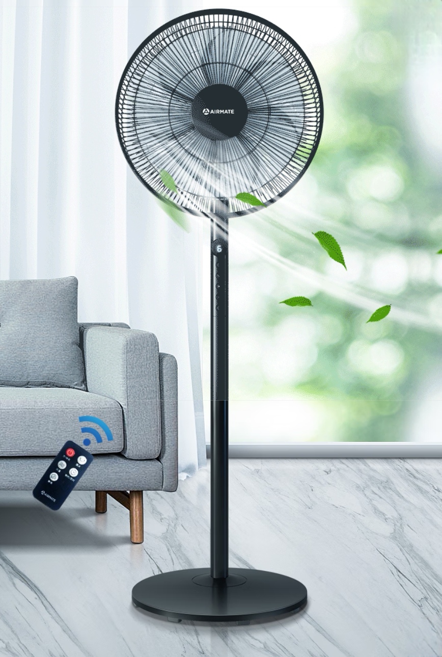 震撼来袭!艾美特落地电风扇,7档风速 5米遥控,夏日清凉神器!