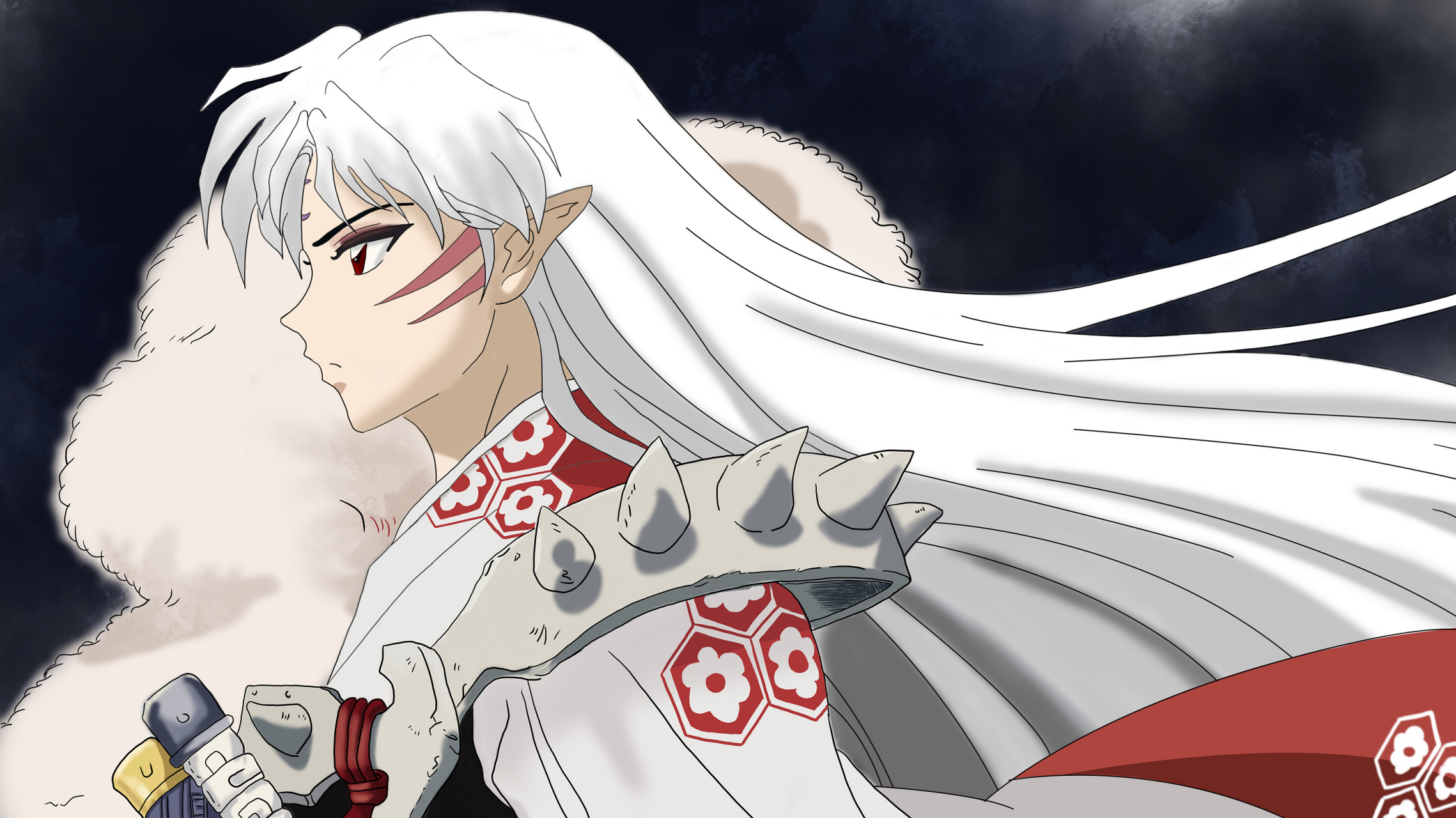 杀生丸天生强大,冷静理智;犬夜叉半妖身份,冲动热血.