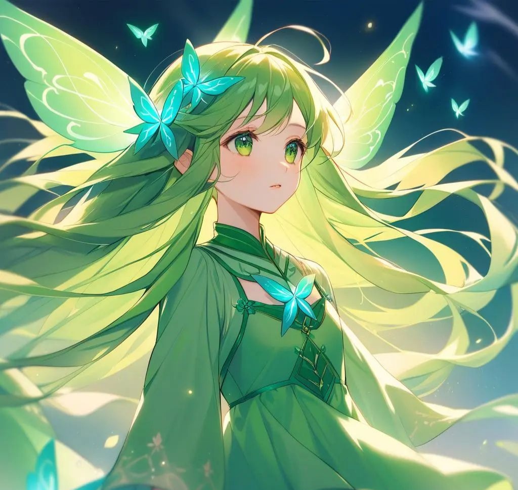 每日欣赏美图-风之精灵魔法仙子