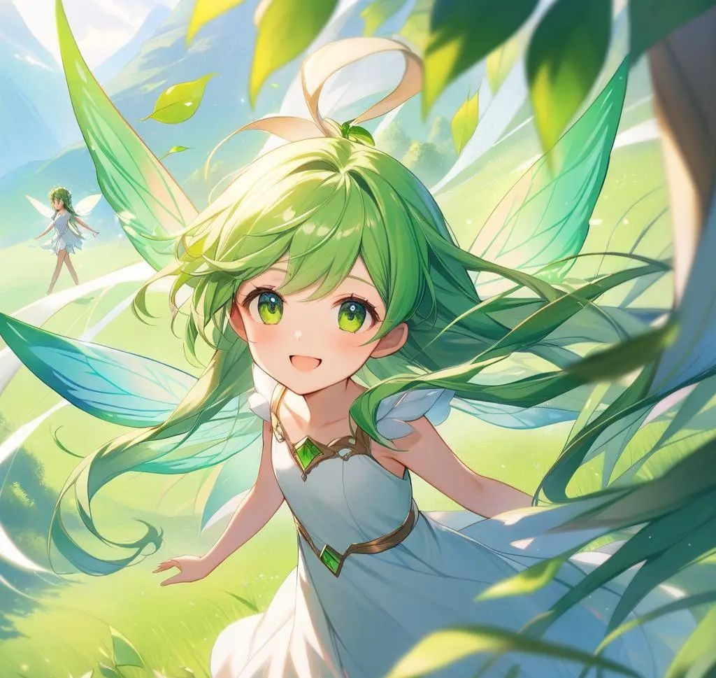 每日欣赏美图-风之精灵魔法仙子