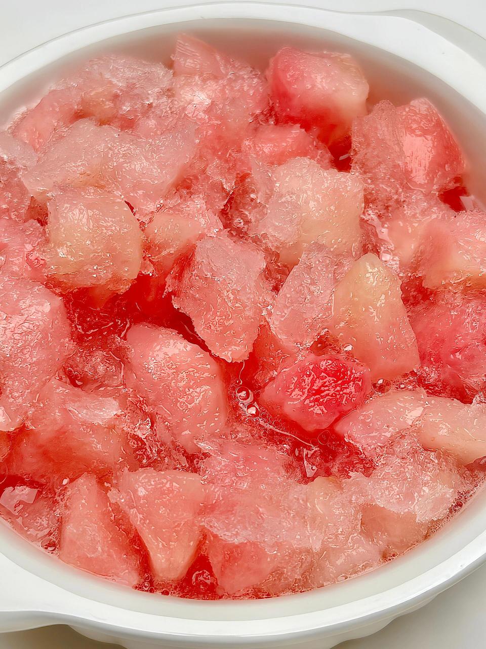 求都去做这个99水蜜桃冰沙!真的巨好吃!