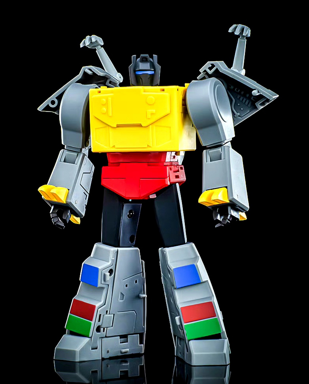 模型欣赏:ms-toys ms-b56 霸王龙/钢锁,角色出自变形金刚g1动画,是